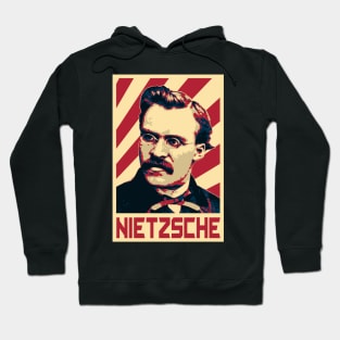 Friedrich Nietzsche Retro Propaganda Hoodie